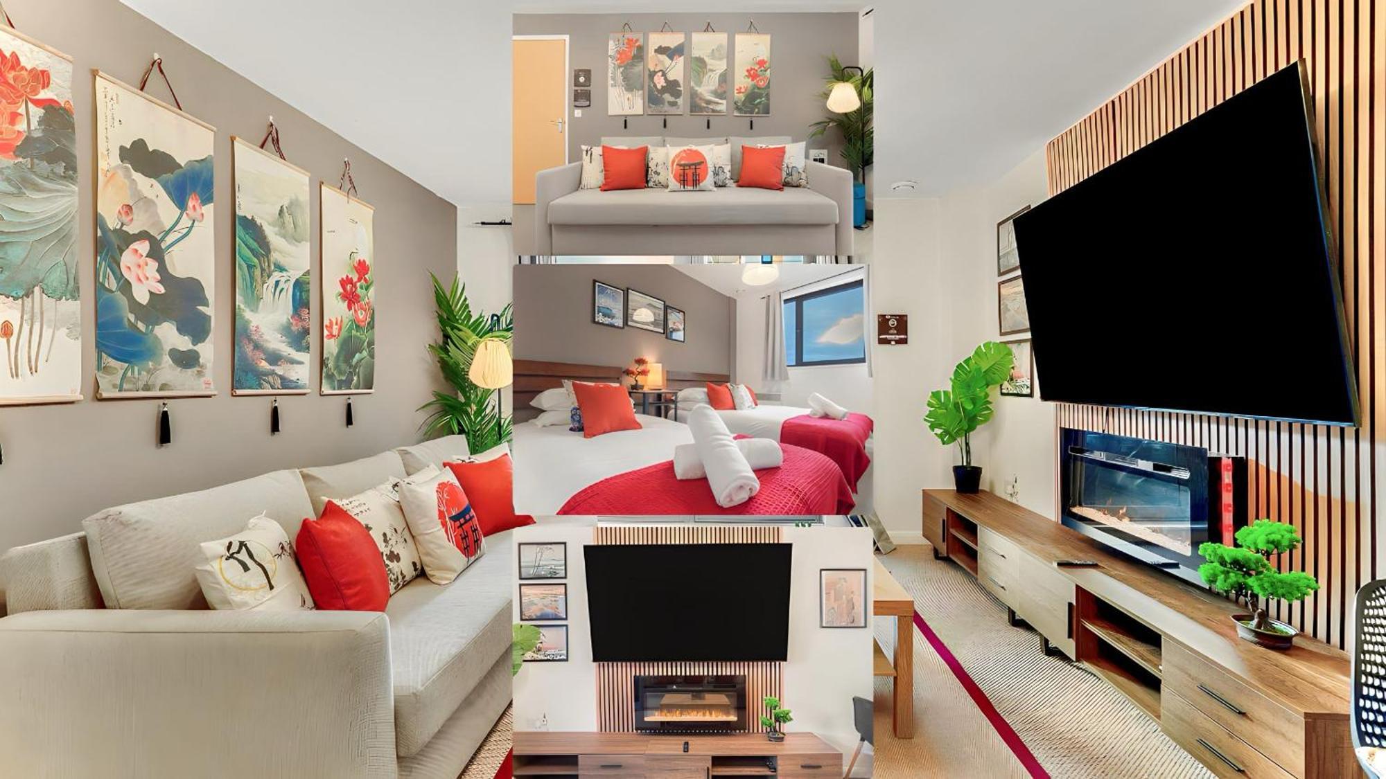Japanese Suite 2Bed 2Bath, Free Park, Netfix, 75 Inch Tv, Games - City Centre- Maihom Birmingham Luaran gambar